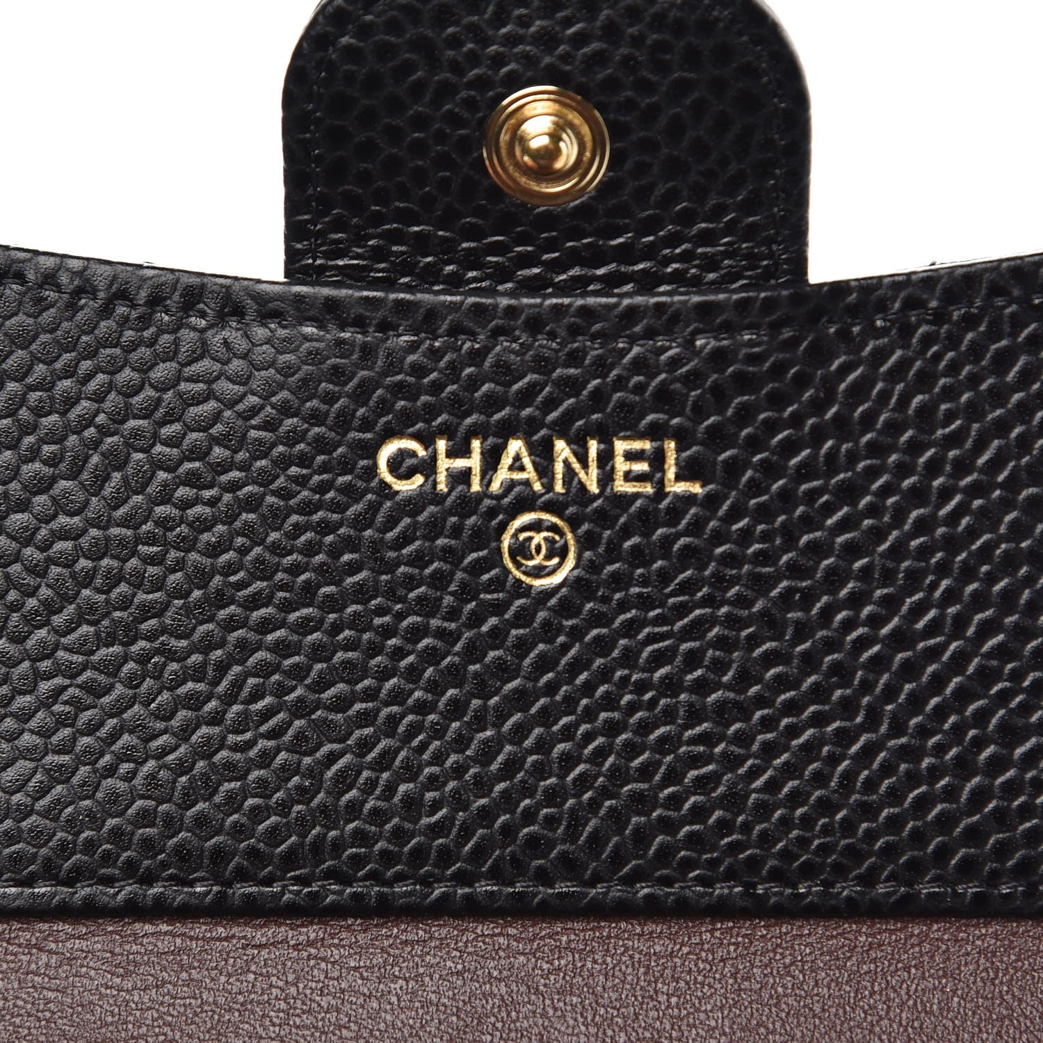 Chanel Caviar Quilted Compact Flap Wallet Black 8 of 9