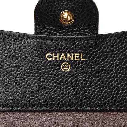 Chanel Caviar Quilted Compact Flap Wallet Black 8 of 9