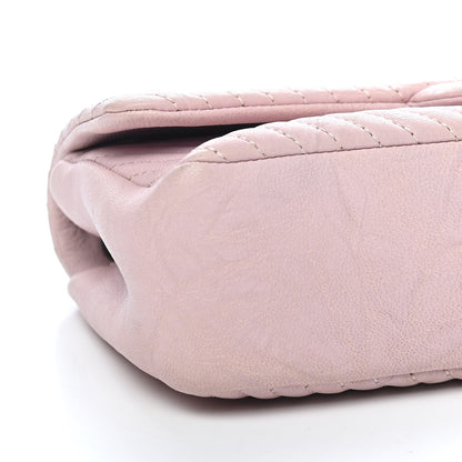 Chanel Calfskin Surpique Chevron Small Flap Pink 8 of 9