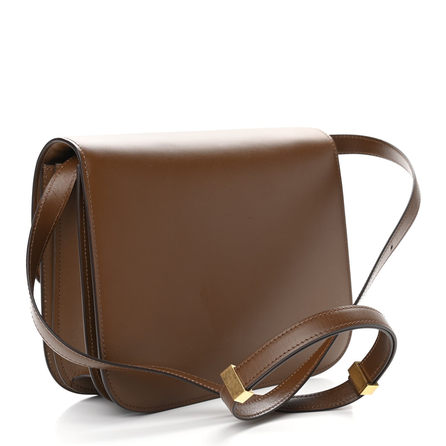 Celine Box Calfskin Medium Classic Box Flap Bag Camel 3 of 11