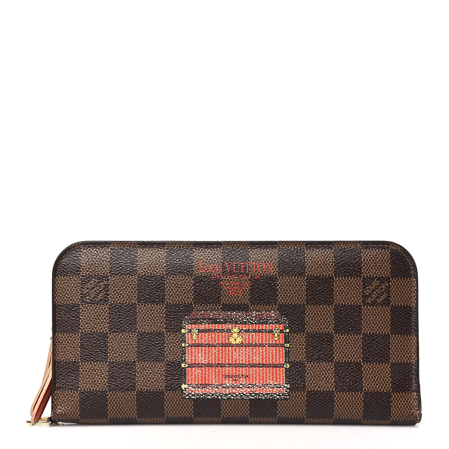 Louis Vuitton Damier Ebene Trunks and Locks Insolite Wallet 1 of 13