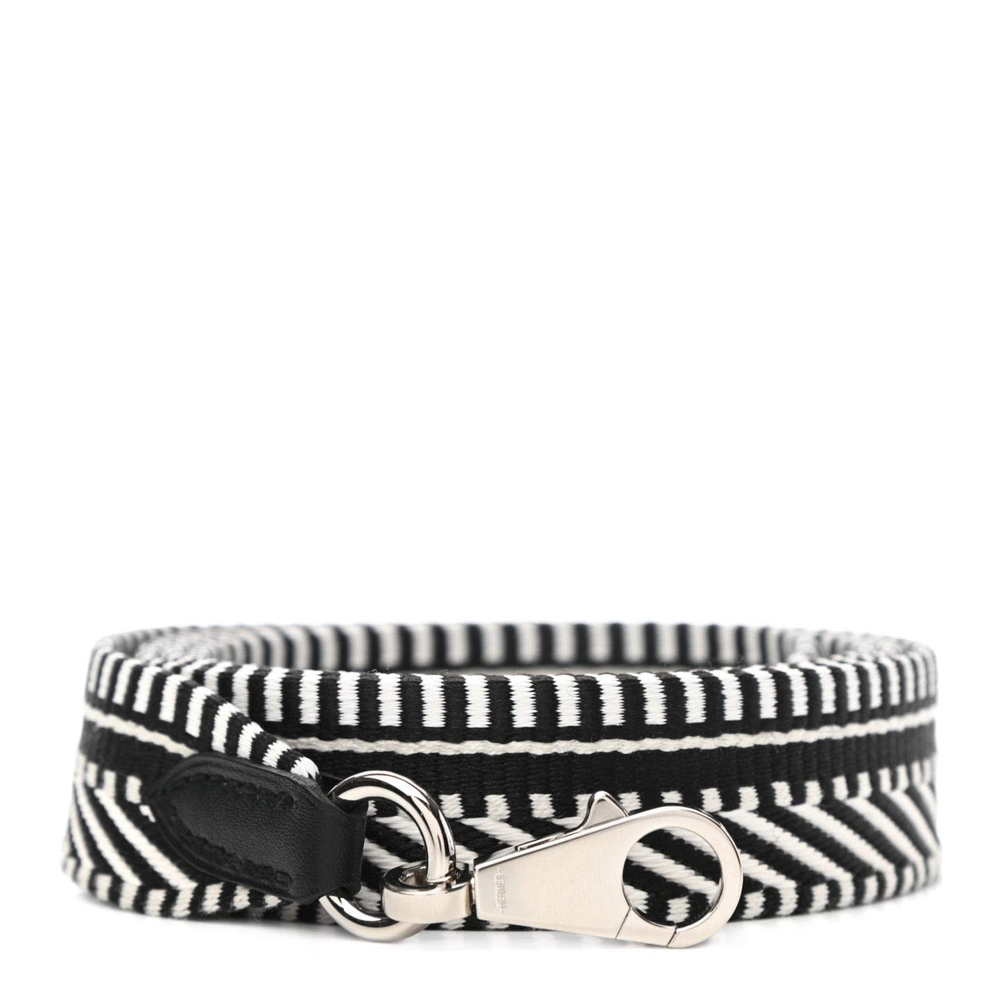 Toile Swift 25mm Sangle Cavale Shoulder Strap Black Ecru