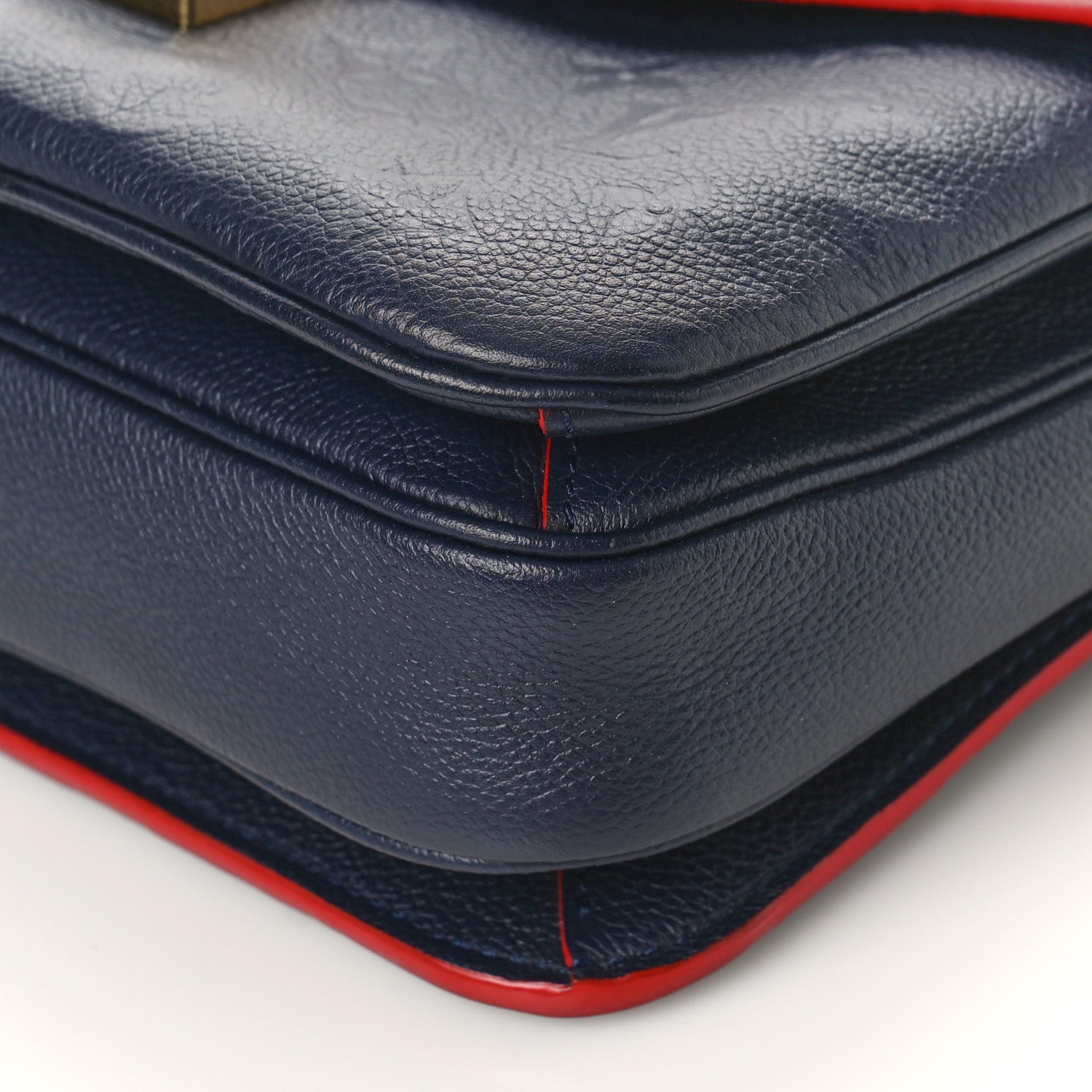 Louis Vuitton Empreinte Pochette Metis Marine Rouge 8 of 8
