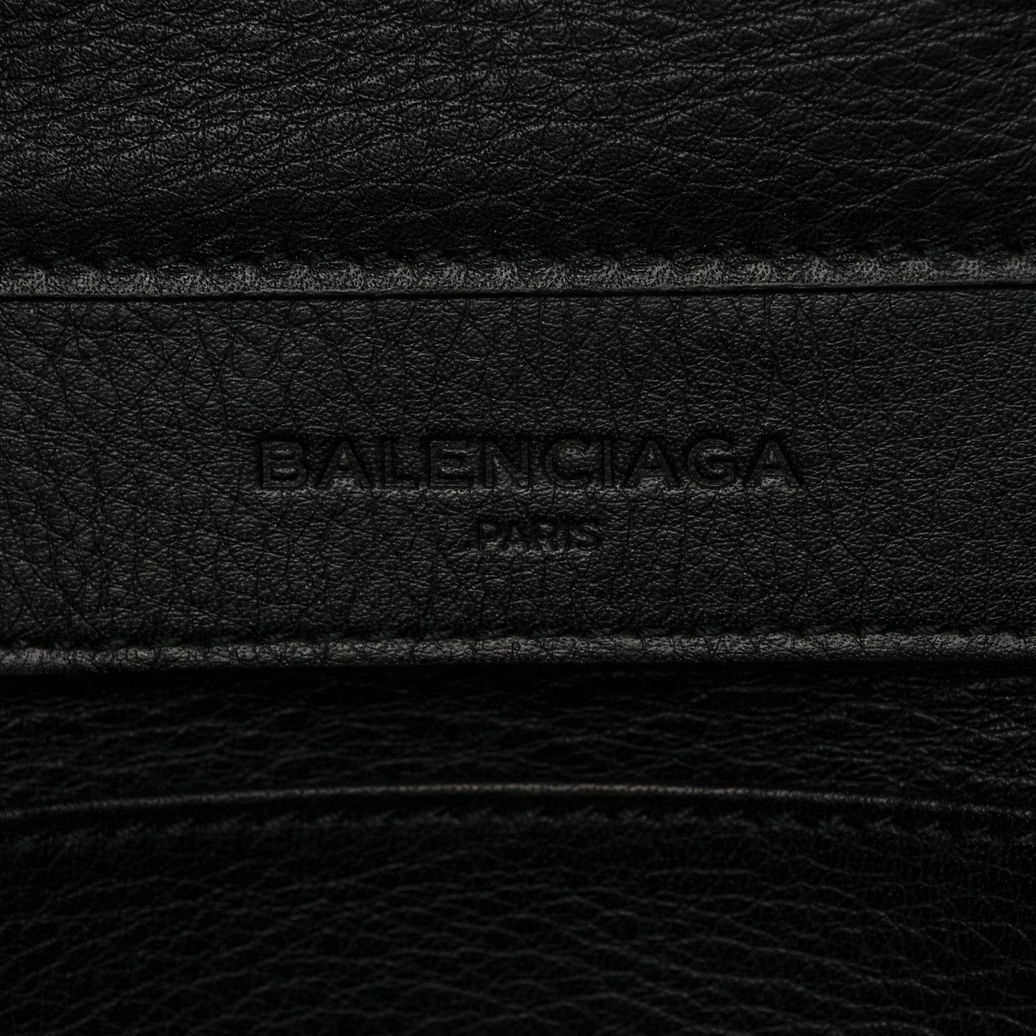 Balenciaga Veau Papier Sight Clutch Black 6 of 7