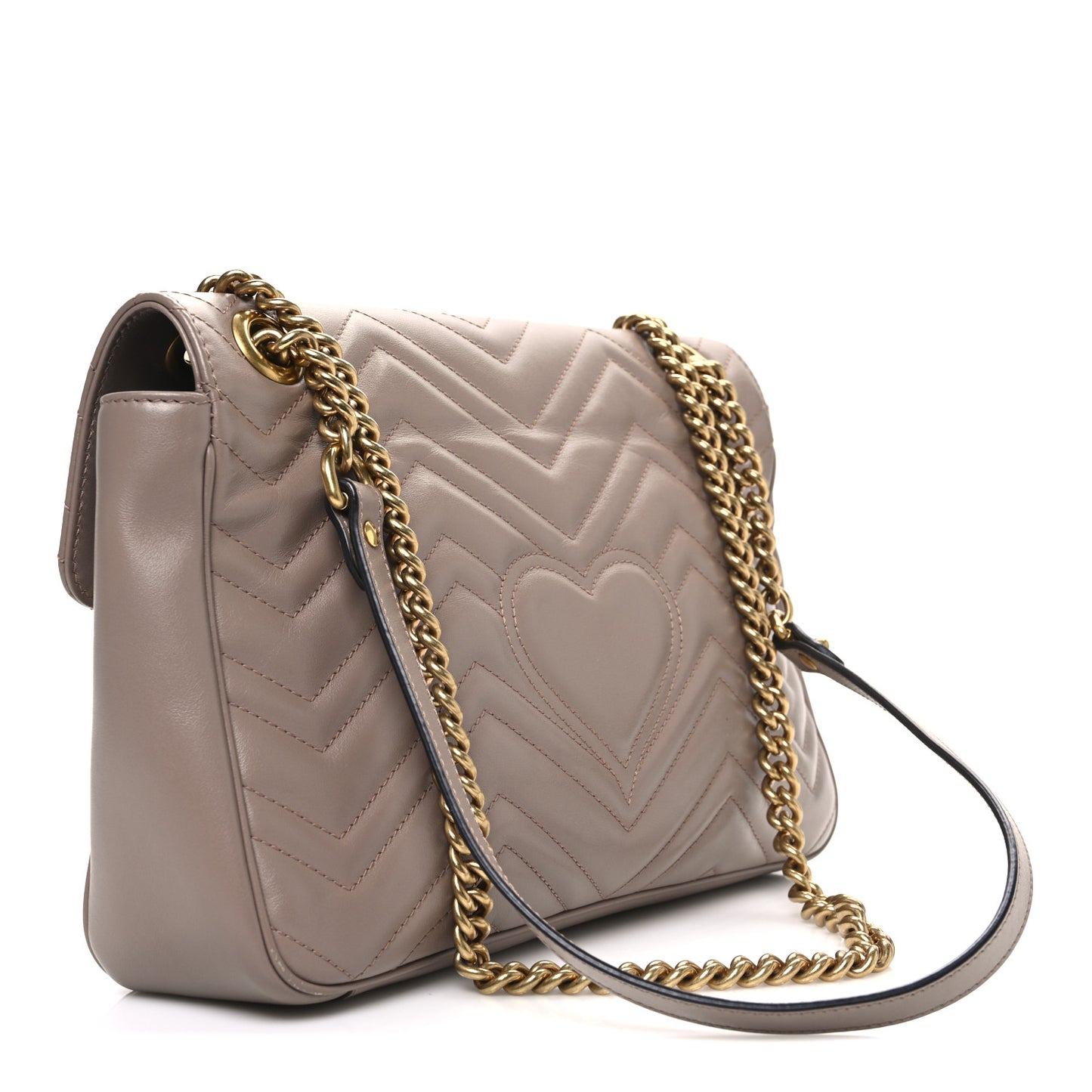 Calfskin Matelasse Medium GG Marmont Shoulder Bag Porcelain Rose