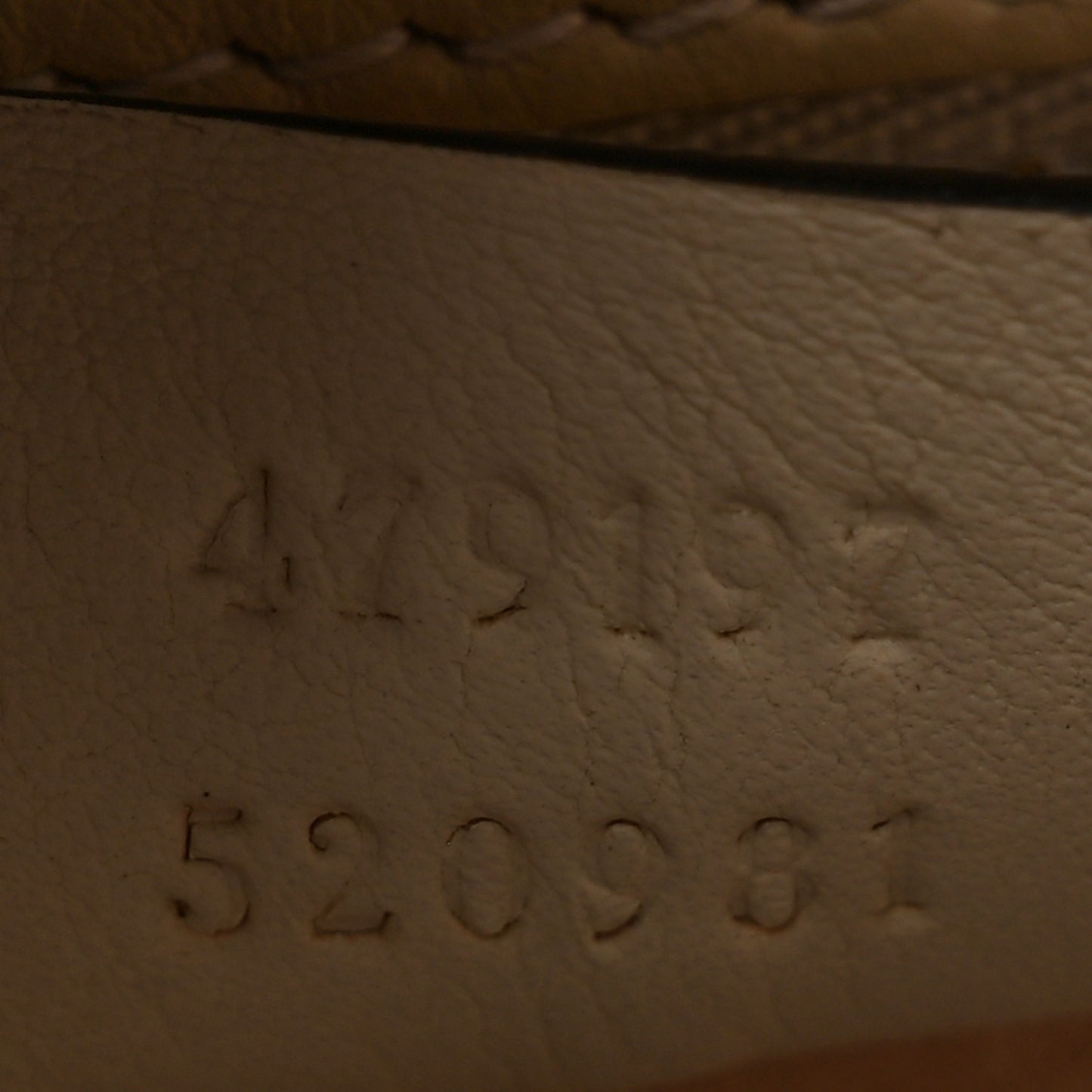 GG Supreme Monogram Medium Padlock Tote White