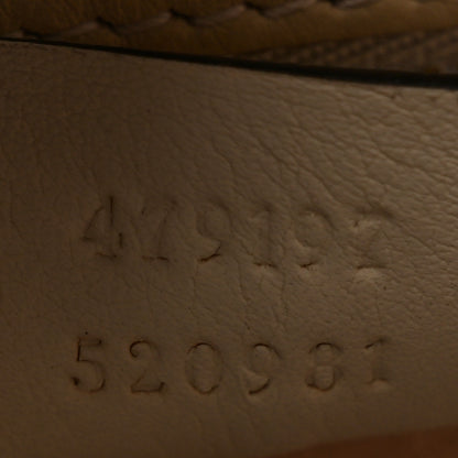 Gucci GG Supreme Monogram Medium Padlock Tote White 7 of 14