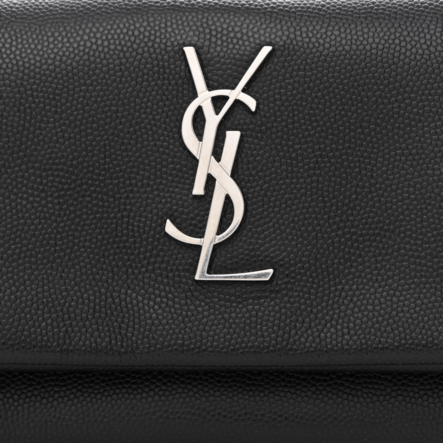 Saint Laurent Grain De Poudre Monogram Toy West Hollywood Fold-Over Bag Black 8 of 12