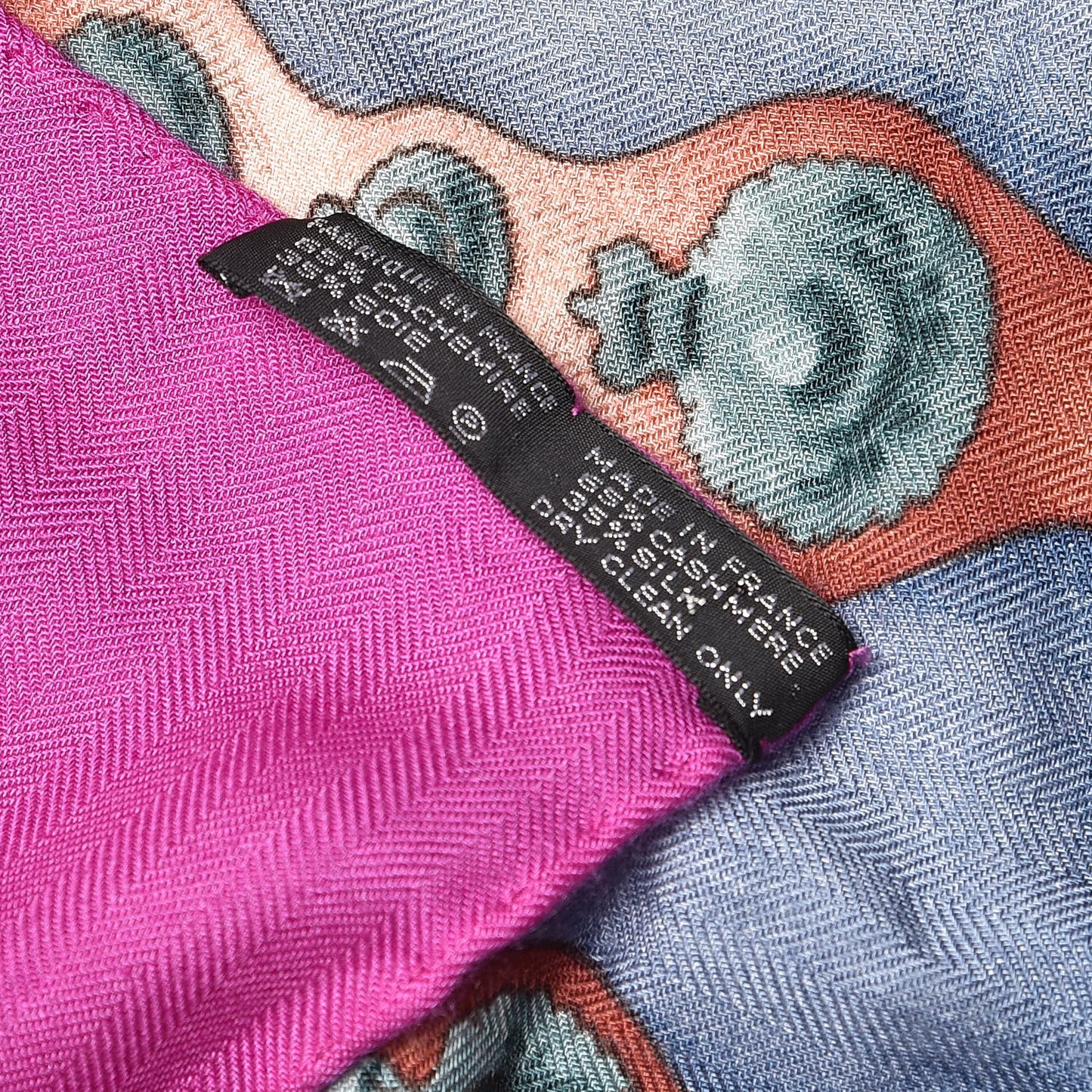 Cashmere Silk Harnais De Cour Shawl 140