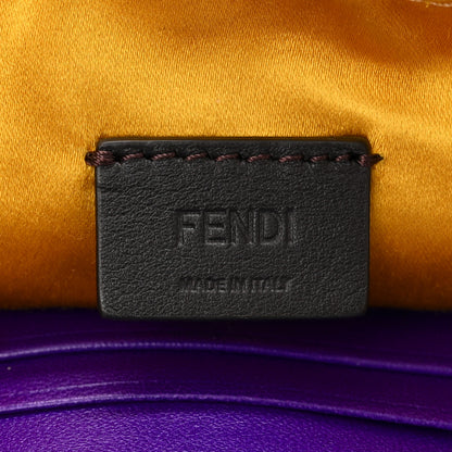 Fendi Sequin Paillettes Shiny Nappa Sex and the City Mini Baguette Viola Purple Rain 6 of 10