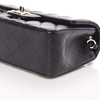 Chanel Lambskin Quilted Mini Rectangular Flap Black 9 of 10