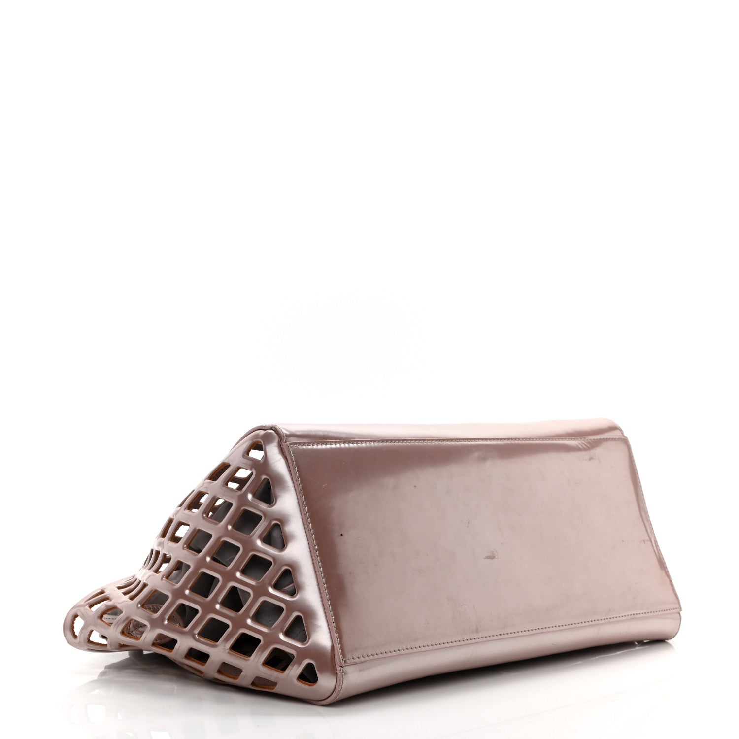 Louis Vuitton Metallic Patent Reef Jelly Basket MM Pink 4 of 14