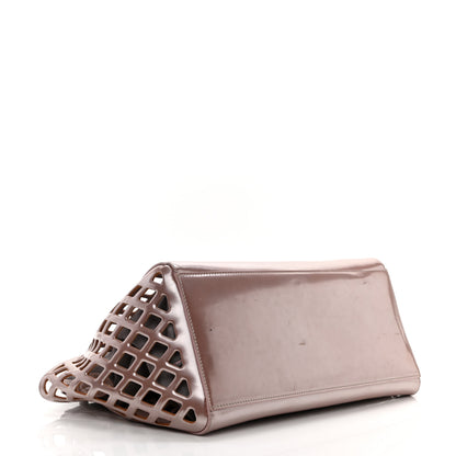 Louis Vuitton Metallic Patent Reef Jelly Basket MM Pink 4 of 14