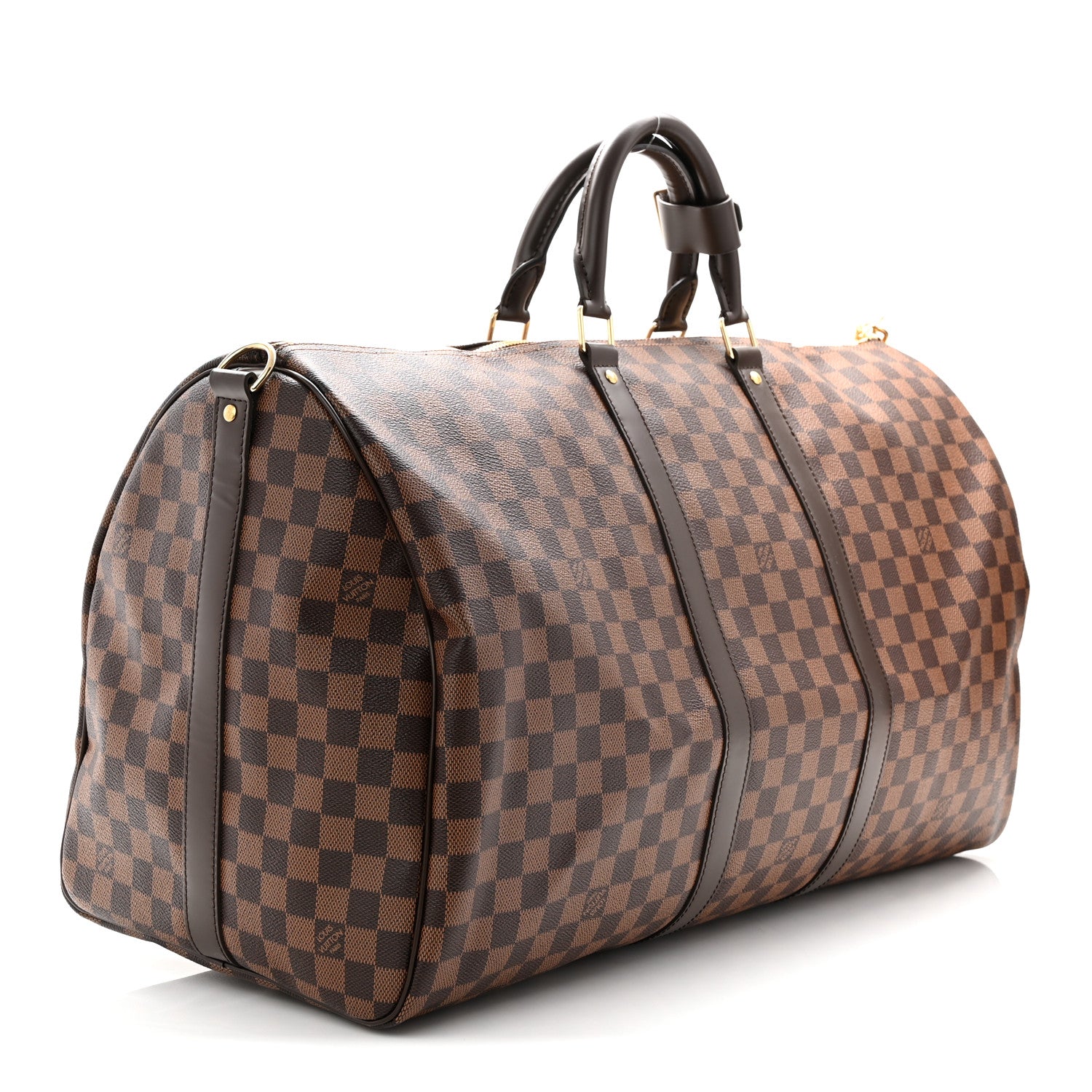 Louis Vuitton Damier Ebene Keepall Bandouliere 55 2 of 8