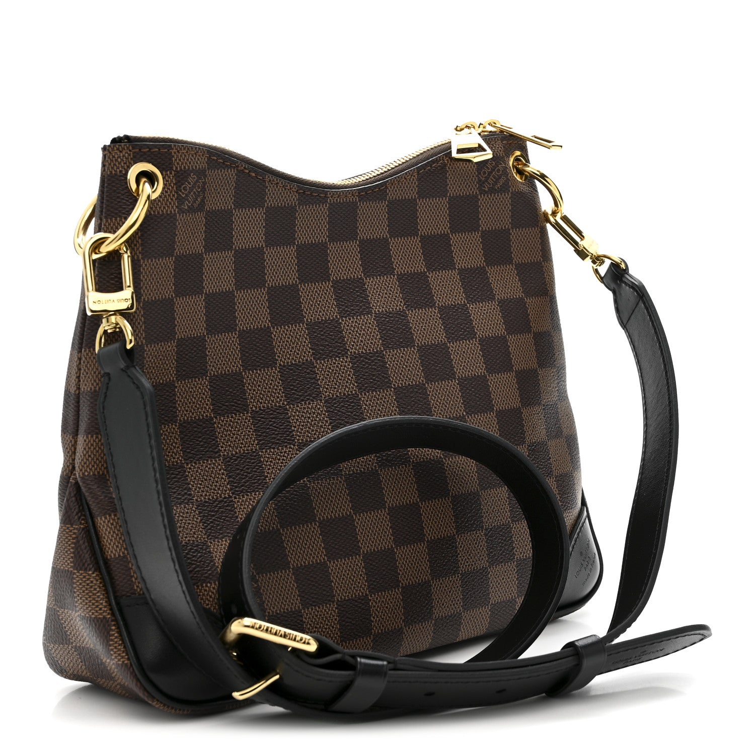 Louis Vuitton Damier Ebene Odeon PM Black 3 of 9