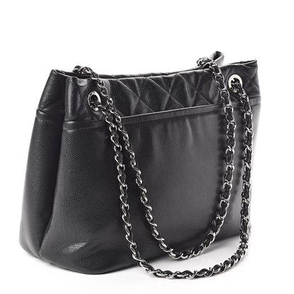 Chanel Caviar Timeless CC Soft Tote Black 3 of 10