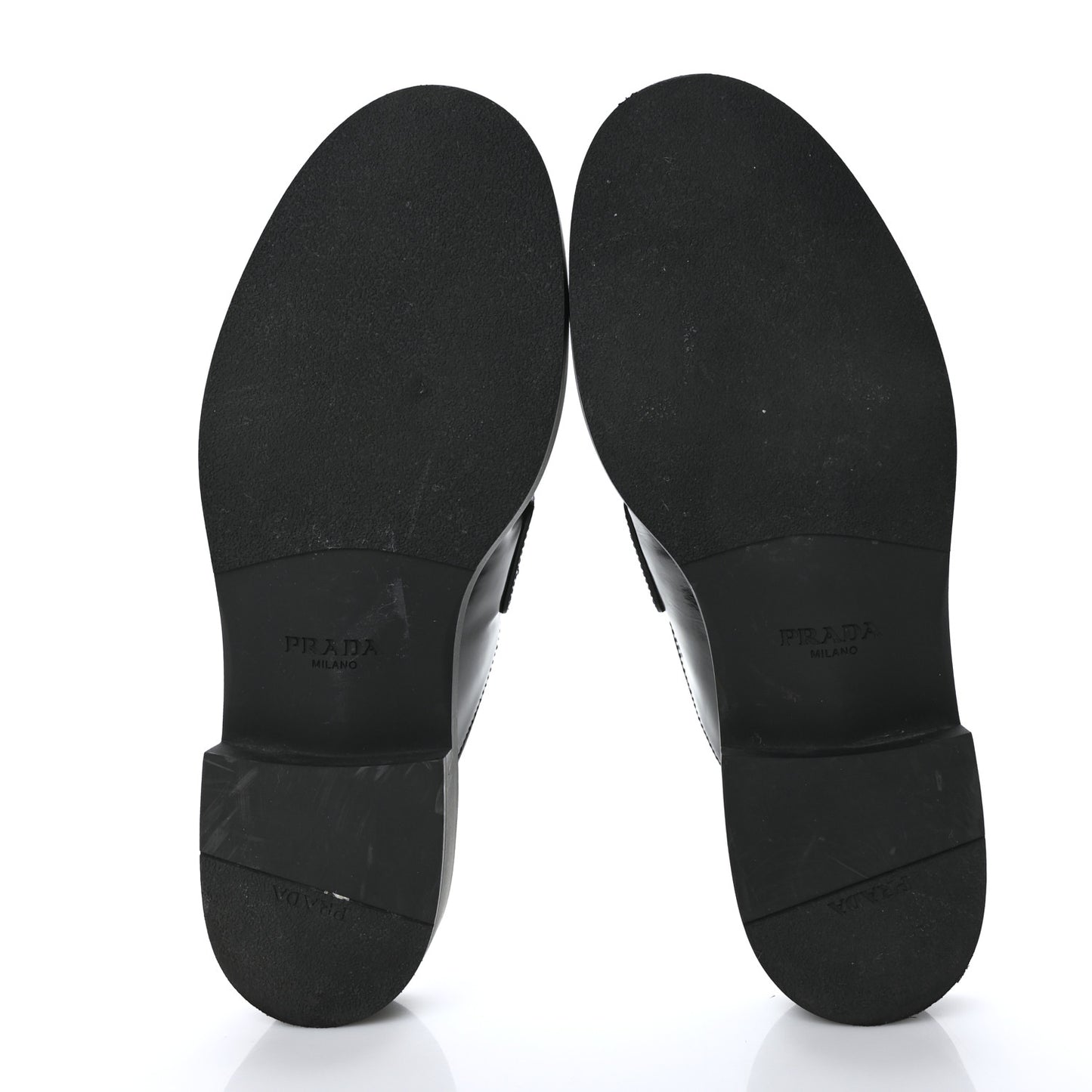 Spazzolato Metal Triangle Logo 40mm Loafer Mules 39.5 Black