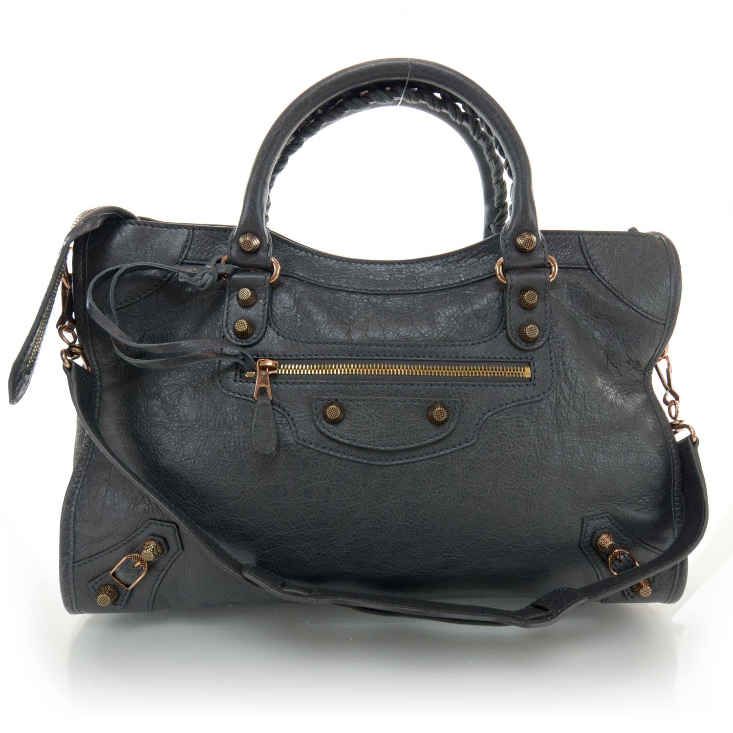 Balenciaga Agneau Giant 12 Rose Gold Hardware City Gris Tarmac 1 of 11