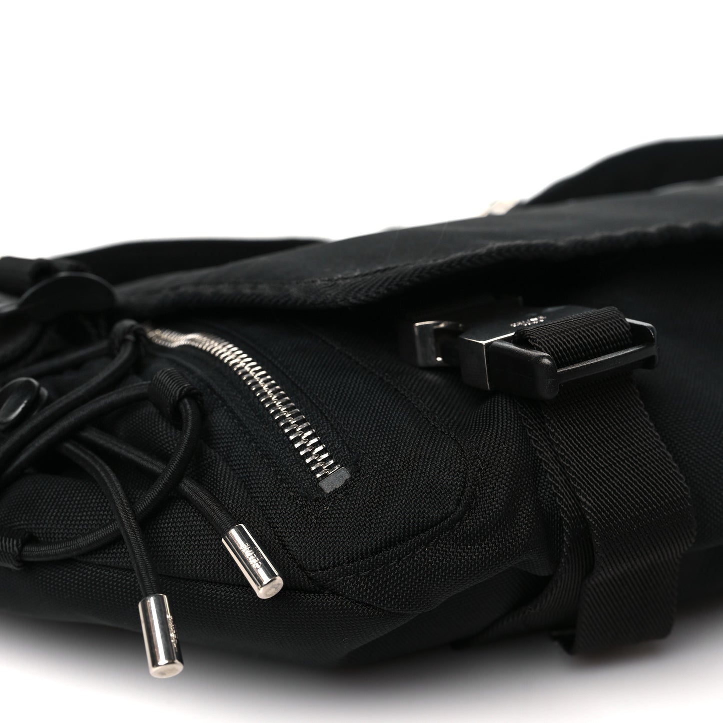 Canvas Medium Trekking Messenger Bag Black