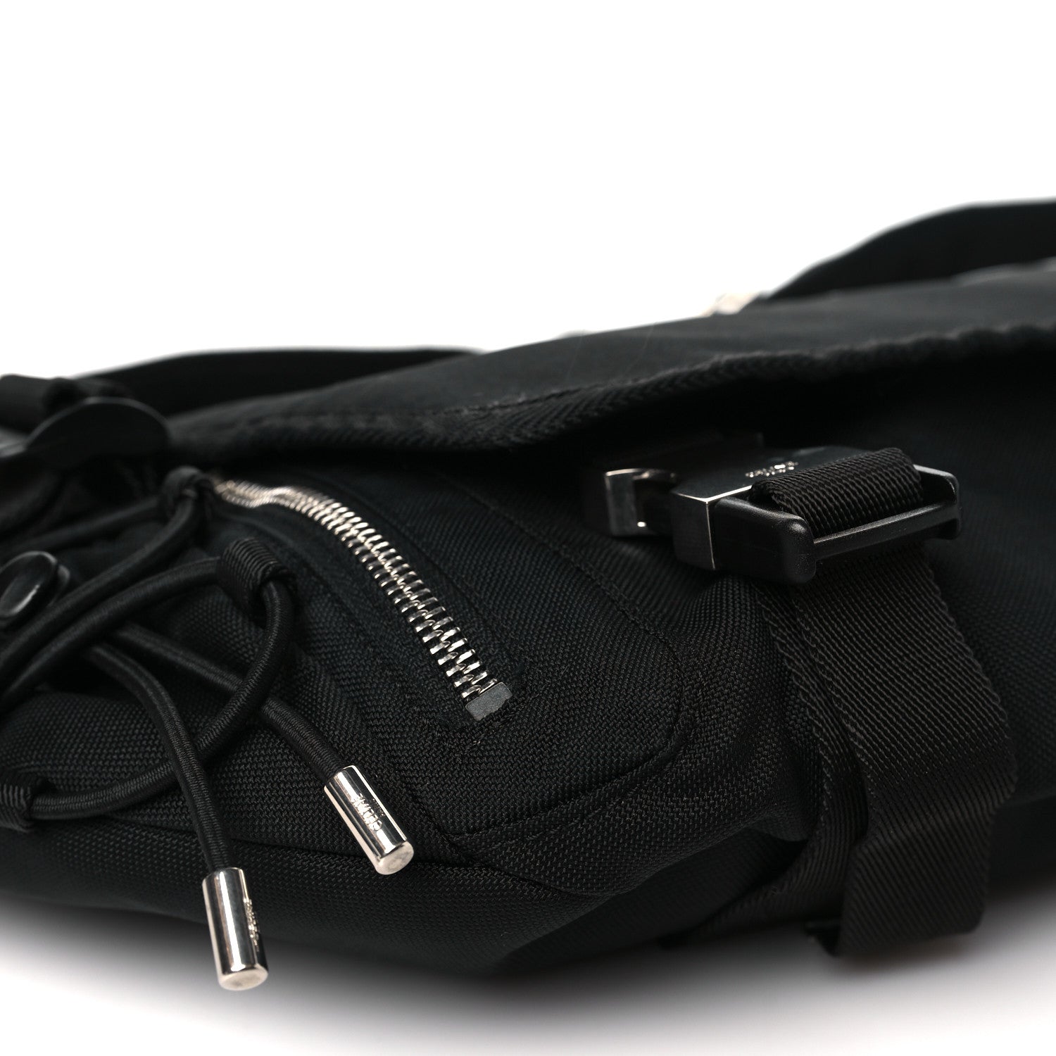 Celine Canvas Medium Trekking Messenger Bag Black 7 of 8