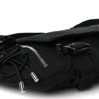 Celine Canvas Medium Trekking Messenger Bag Black 7 of 8