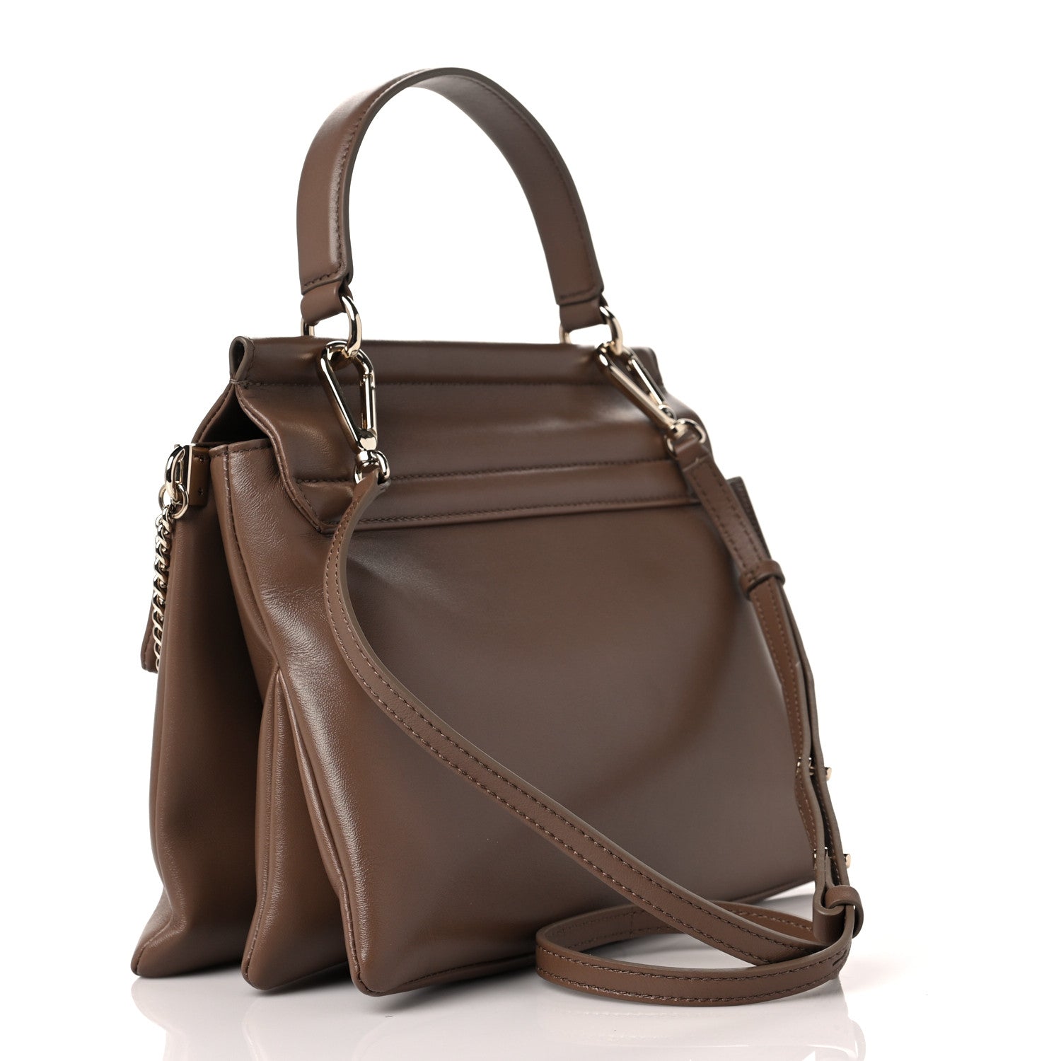 Chloe Calfskin Medium Faye Bag Woody Khaki 3 of 11
