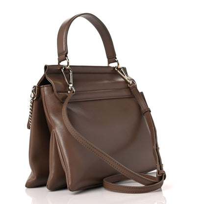 Chloe Calfskin Medium Faye Bag Woody Khaki 3 of 11