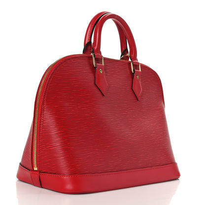 Louis Vuitton Epi Alma PM Castillan Red 2 of 10