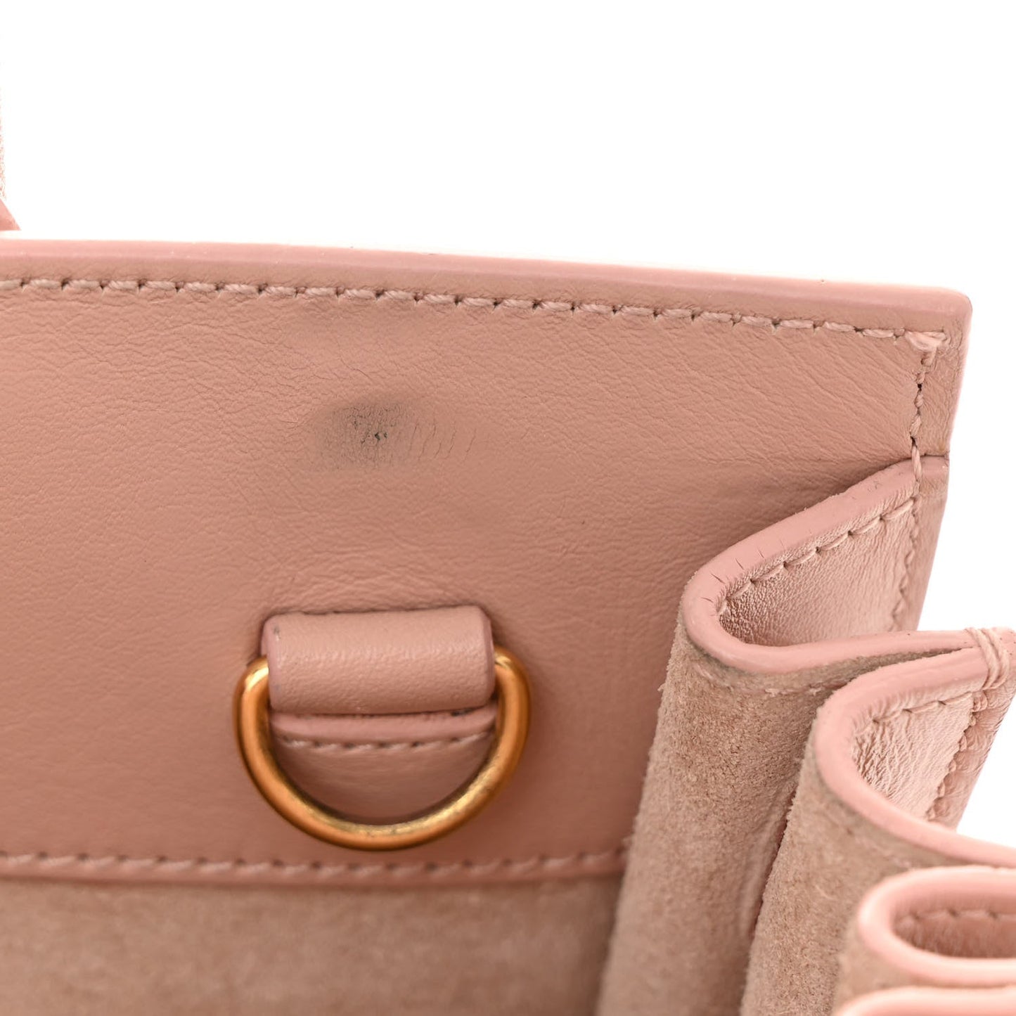 Calfskin Nano Sac De Jour Pale Pink