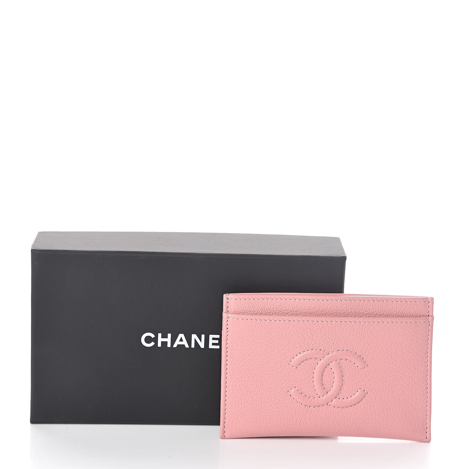 Chanel Calfskin Timeless CC Card Holder Light Pink 9 of 9