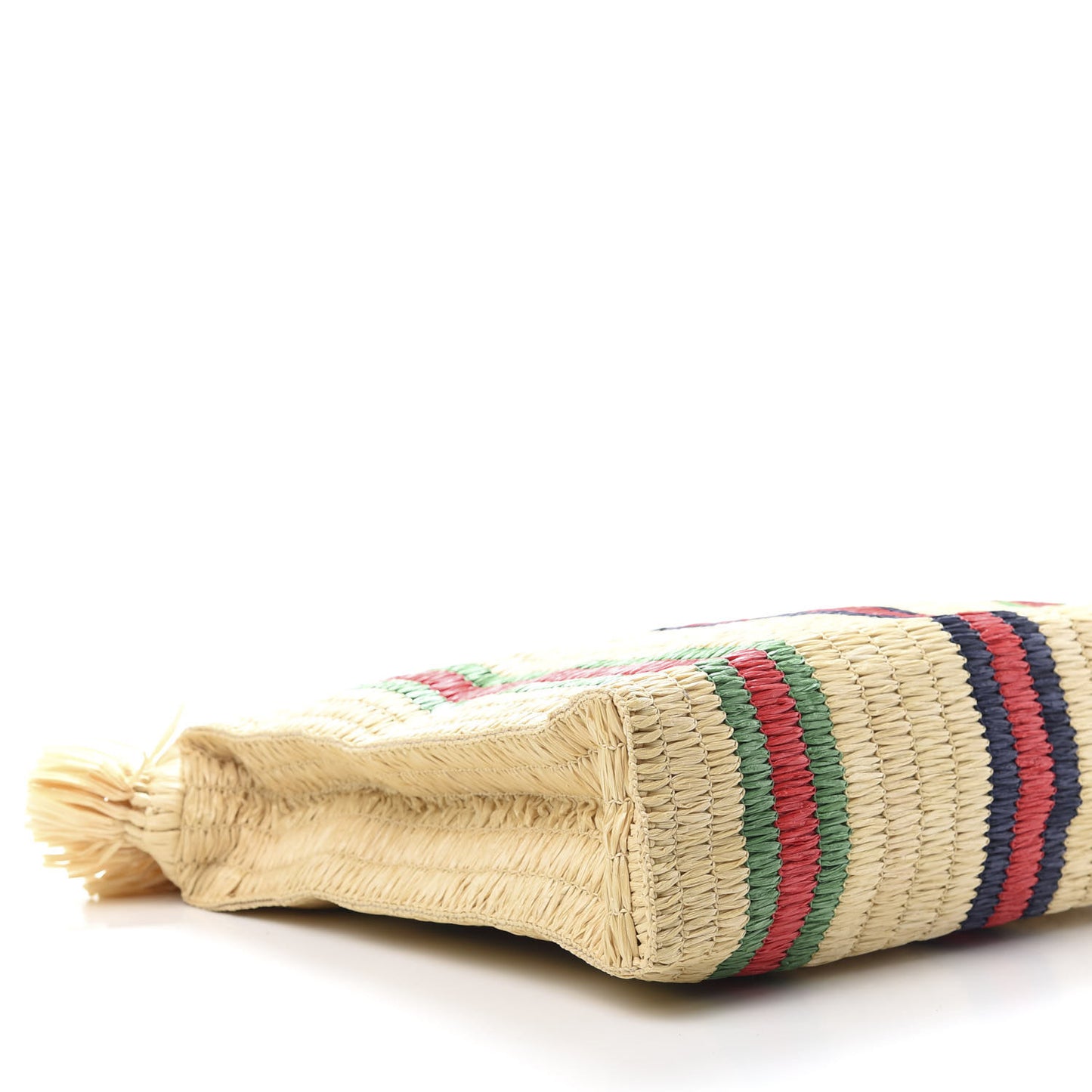 Raffia Linen Web Cestino Tote Bag