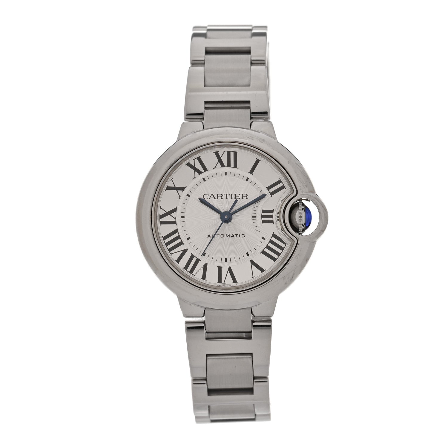 Cartier Stainless Steel 33mm Ballon Bleu De Cartier Automatic Watch 1 of 5