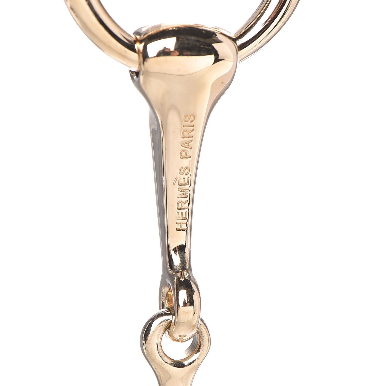 Hermes Permabrass Mors Scarf Ring Gold 3 of 3