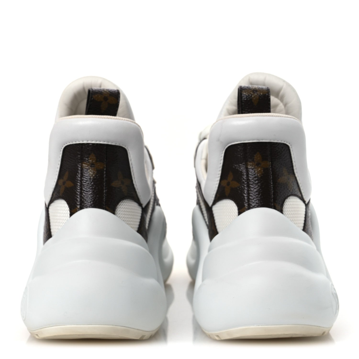 Louis Vuitton Patent Monogram LV Archlight Sneakers 39 White 6 of 13