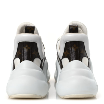 Louis Vuitton Patent Monogram LV Archlight Sneakers 39 White 6 of 13