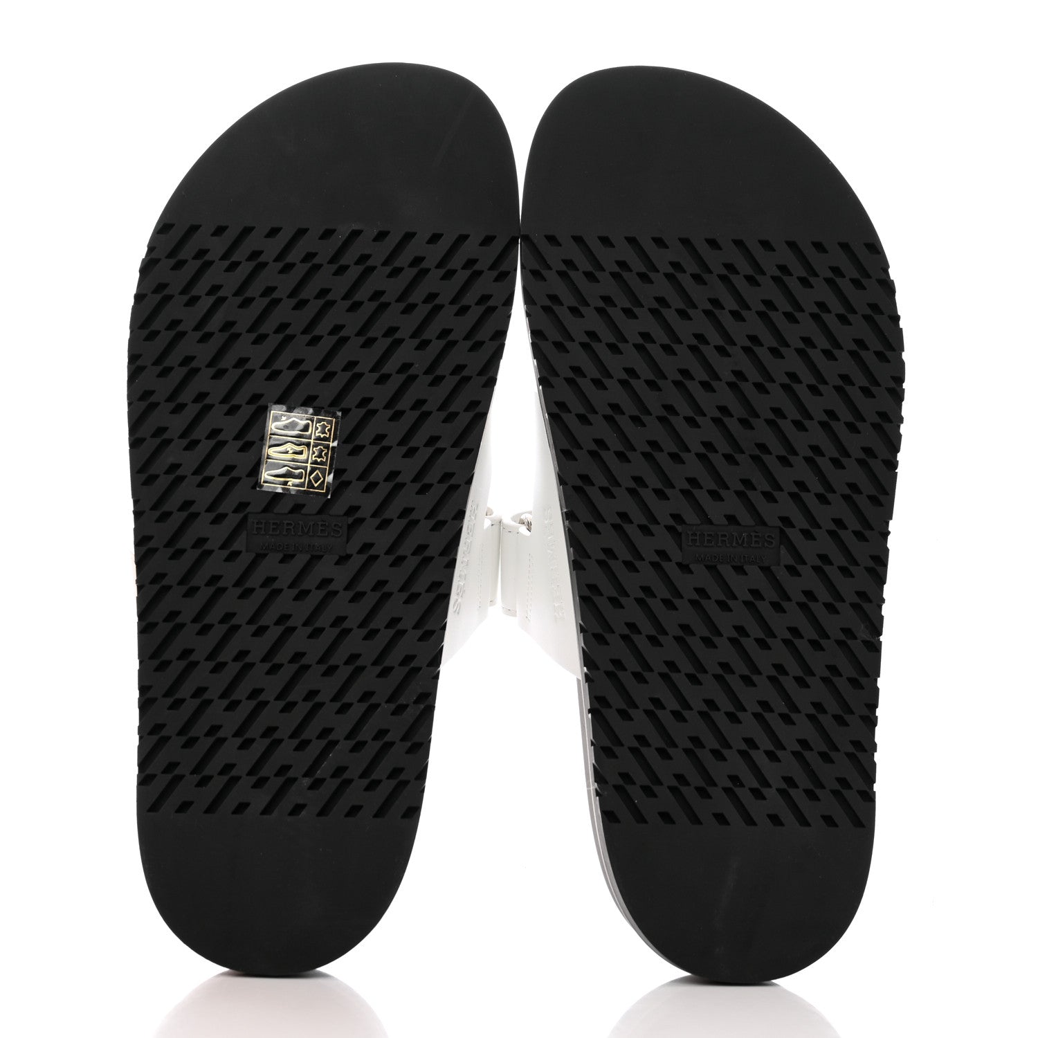 Hermes Calfskin Womens Chypre Sandals 38 White 5 of 9