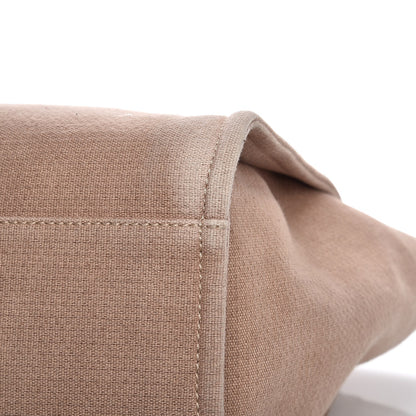 Chanel Canvas Large Deauville Tote Ecru 10 of 12