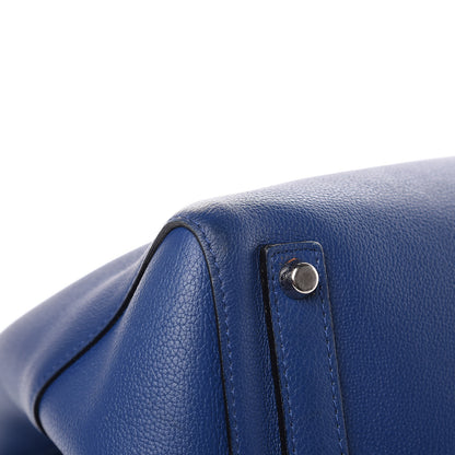 Christian Dior Supple Grained Calfskin Large Open Bar Tote Blue 11 of 16