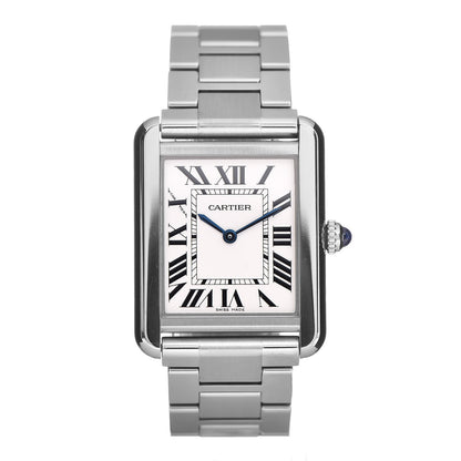 Cartier Stainless Steel 24mm Tank Solo Quartz Watch 1 of 7