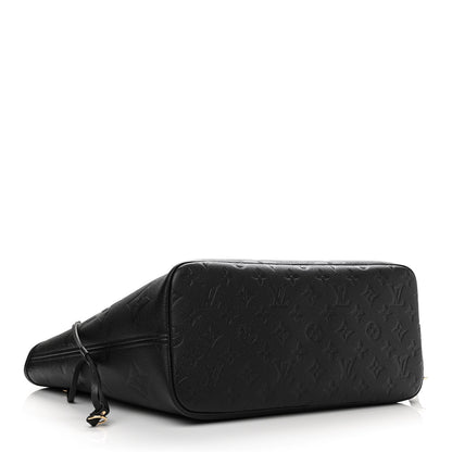 Louis Vuitton Empreinte Monogram Giant Neverfull MM Black 4 of 11
