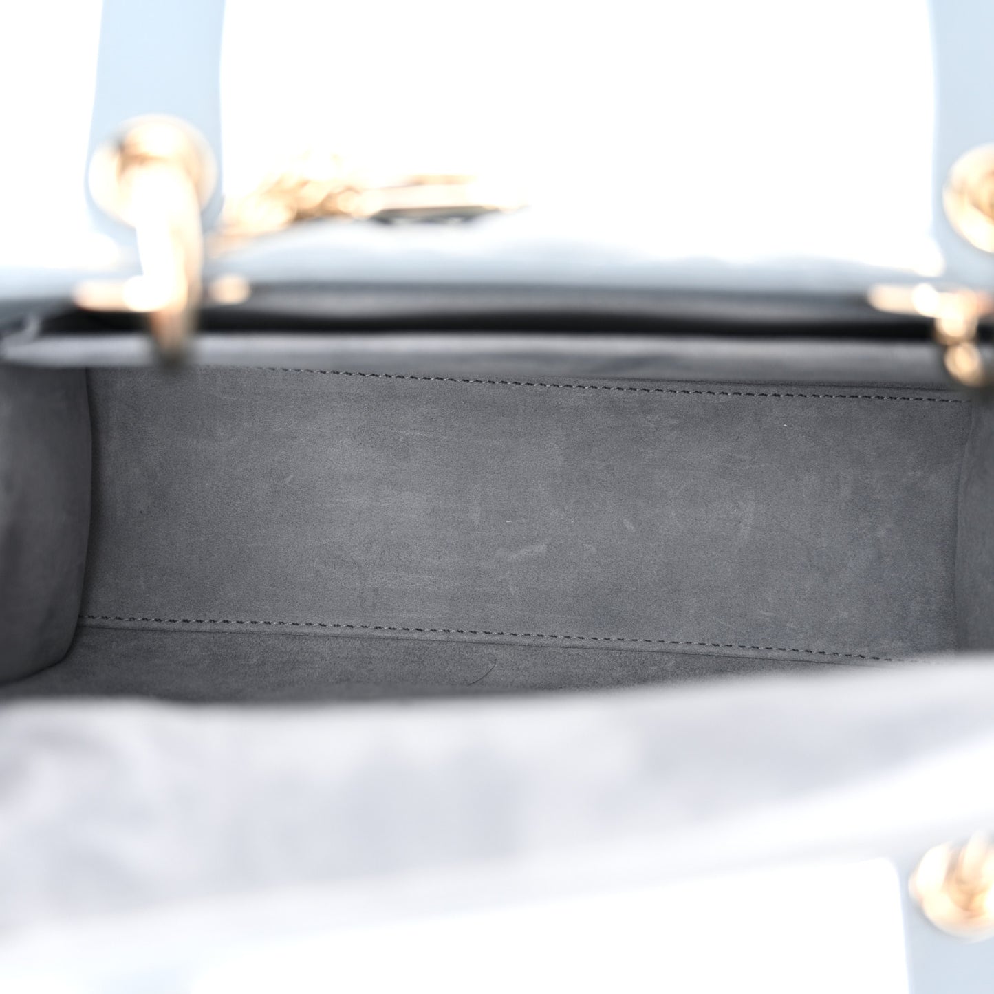 Lambskin Cannage Medium Lady Dior Cloud Blue
