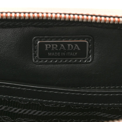 Prada Saffiano Travel Medium Brique Crossbody Bag Papaya 5 of 10