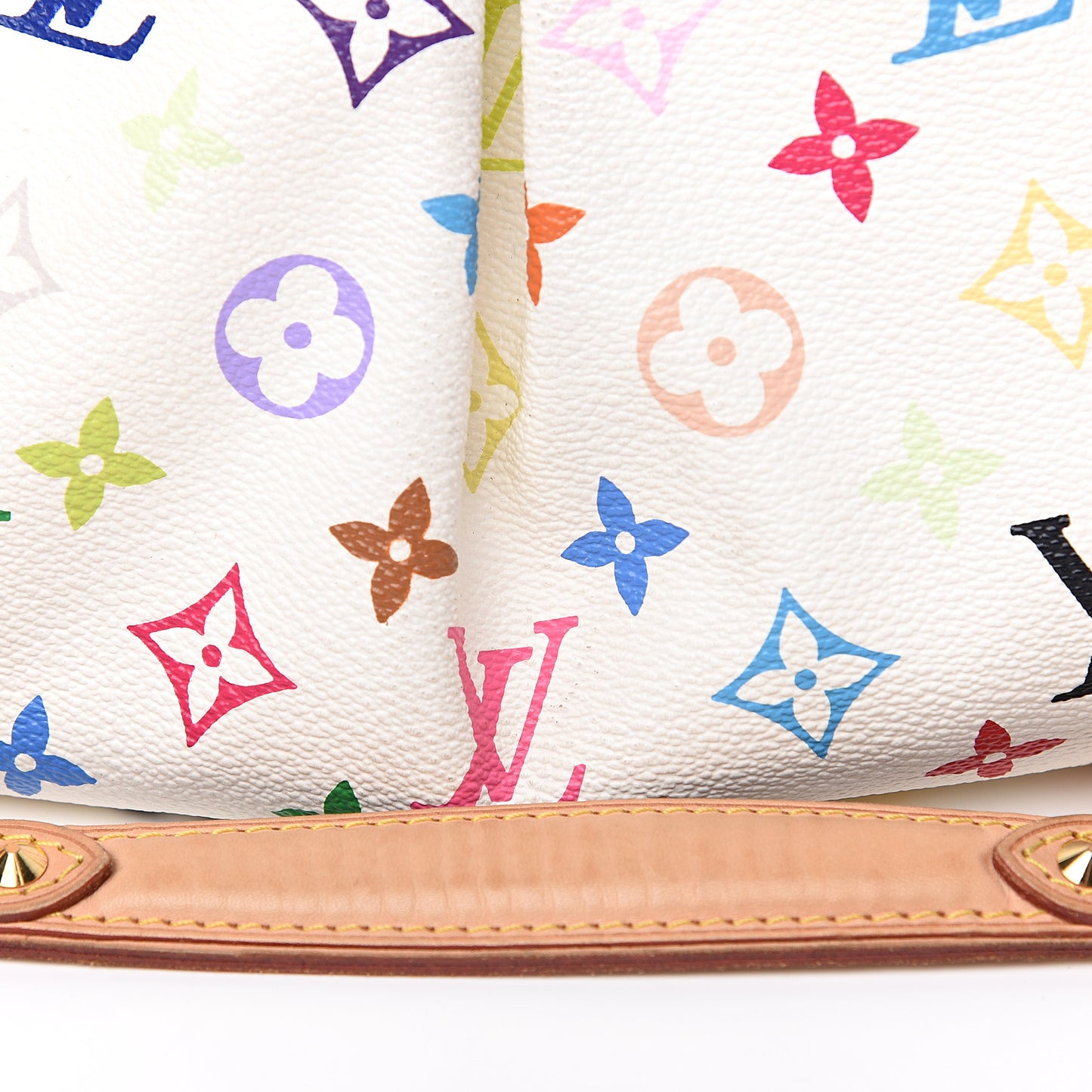 Monogram Multicolor Judy MM White