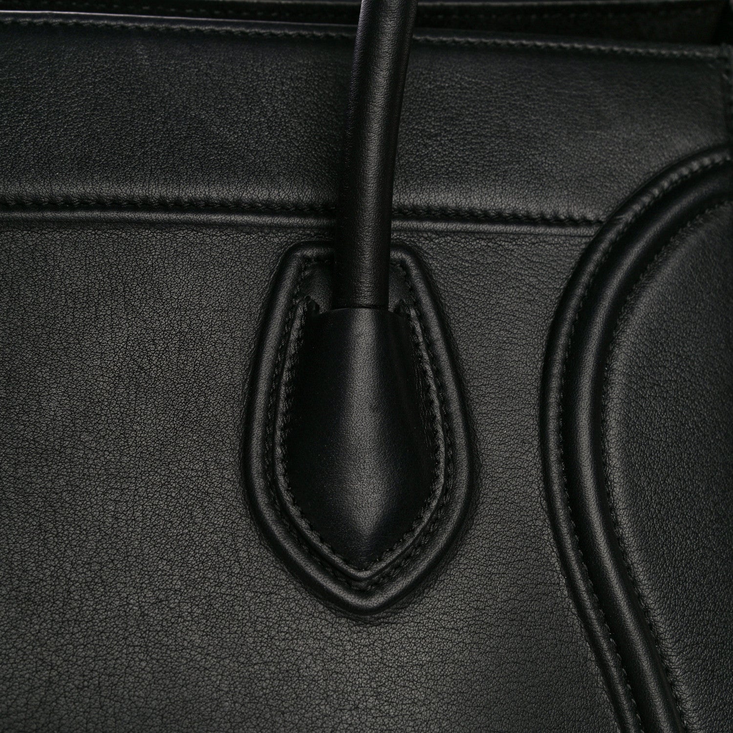 Celine Supple Calfskin Medium Phantom Luggage Black 21 of 21