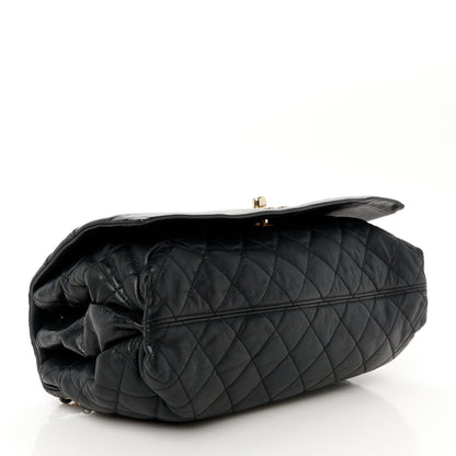 Chanel Calfskin Quilted Jumbo Soft Elegance Flap Black 4 of 13