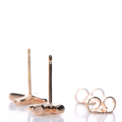 Tiffany 18K Rose Gold Small Paloma's Graffiti X Earrings 3 of 5