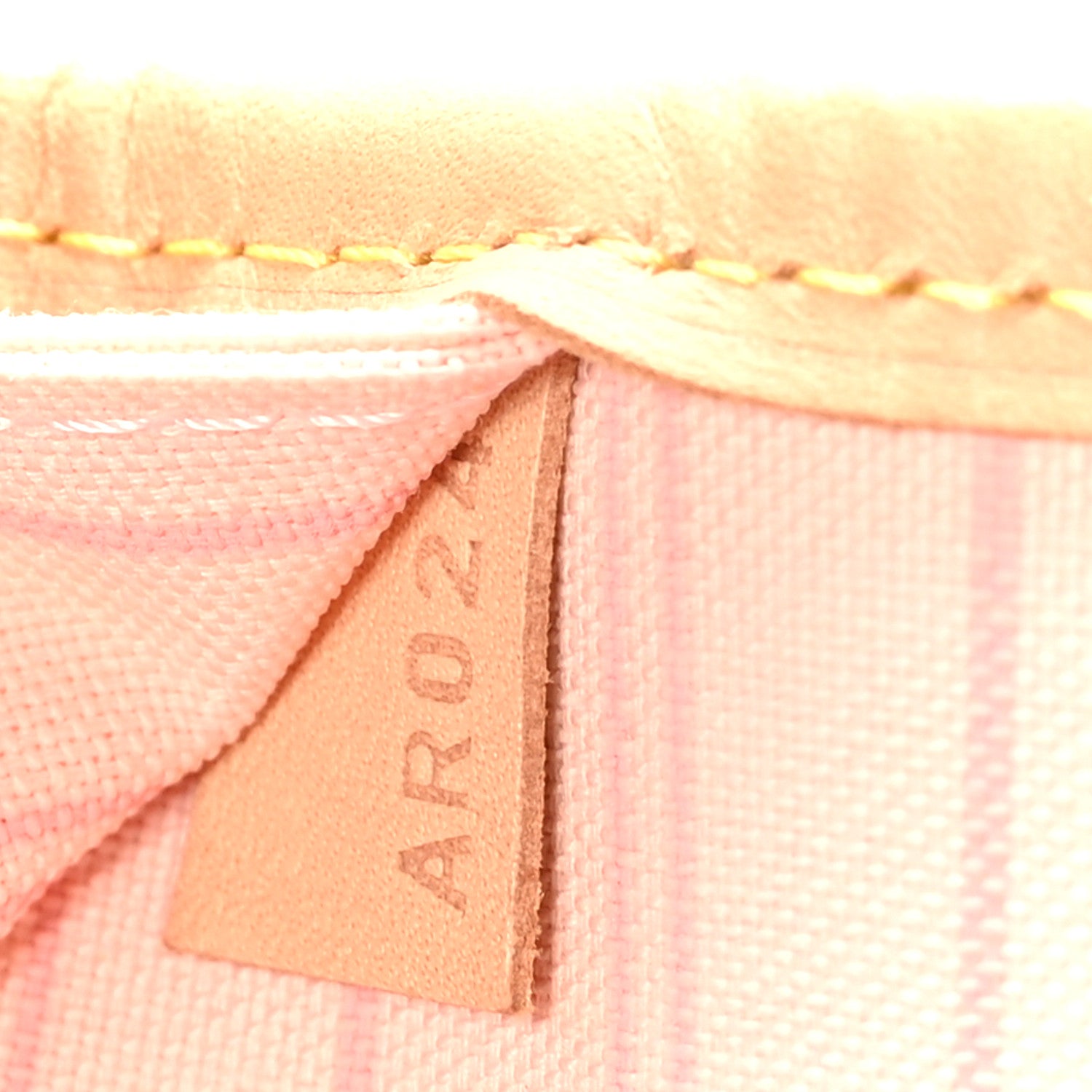 Louis Vuitton Damier Azur Neo Neverfull MM Rose Ballerine 7 of 9