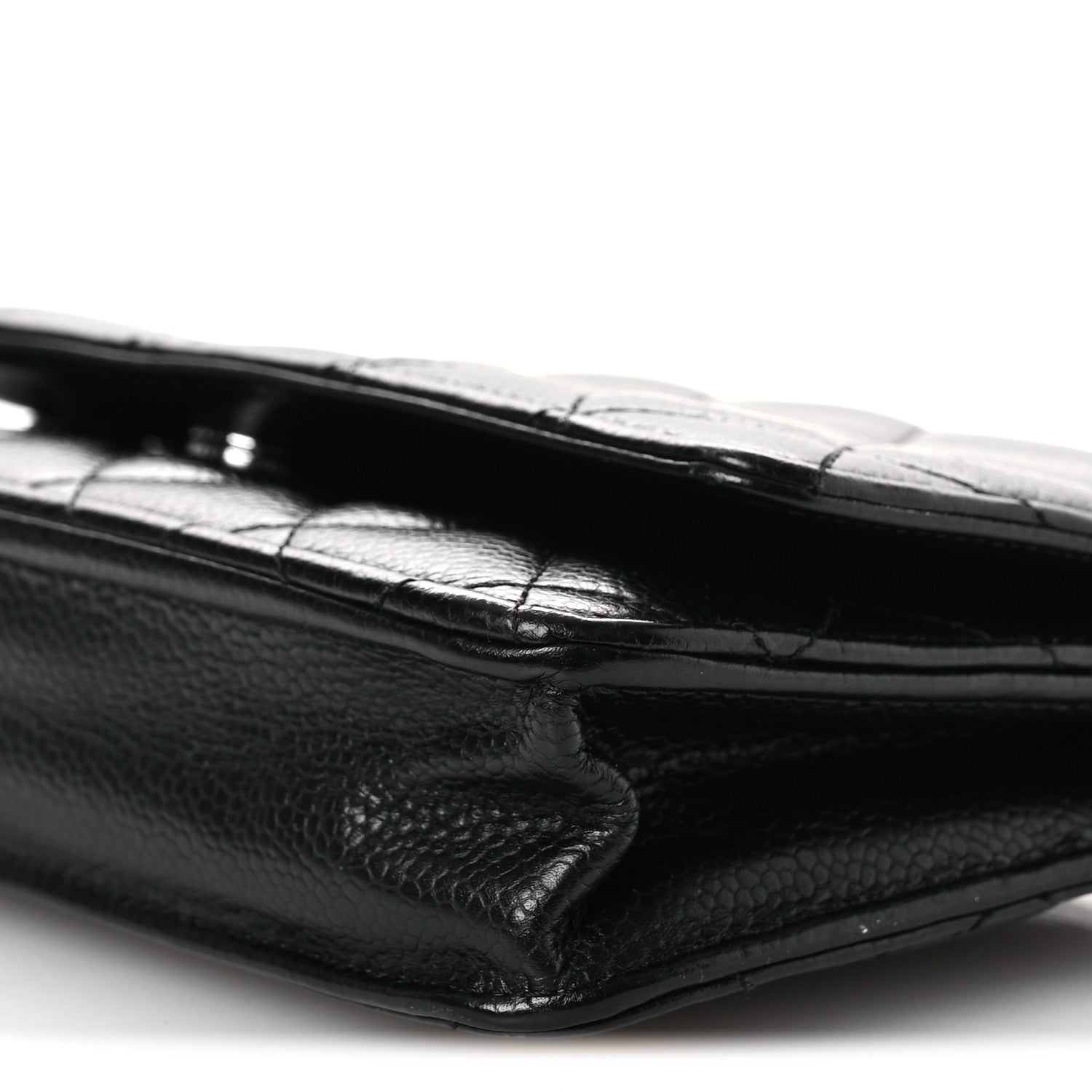 Chanel Caviar Quilted Wallet On Chain WOC Black 11 of 14