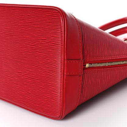 Louis Vuitton Epi Alma PM Castillan Red 8 of 9