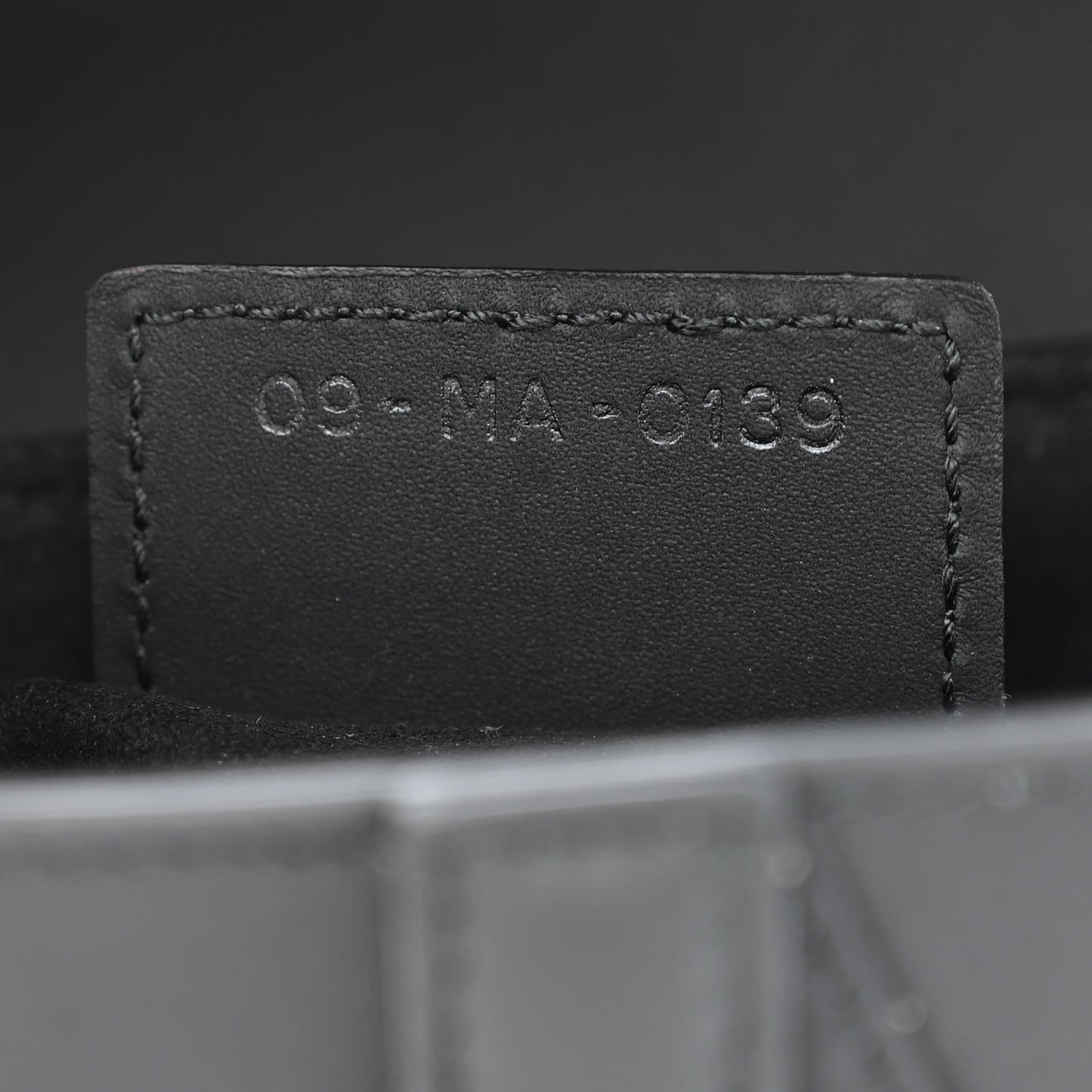 Ultra Matte Calfskin Saddle Bag Black